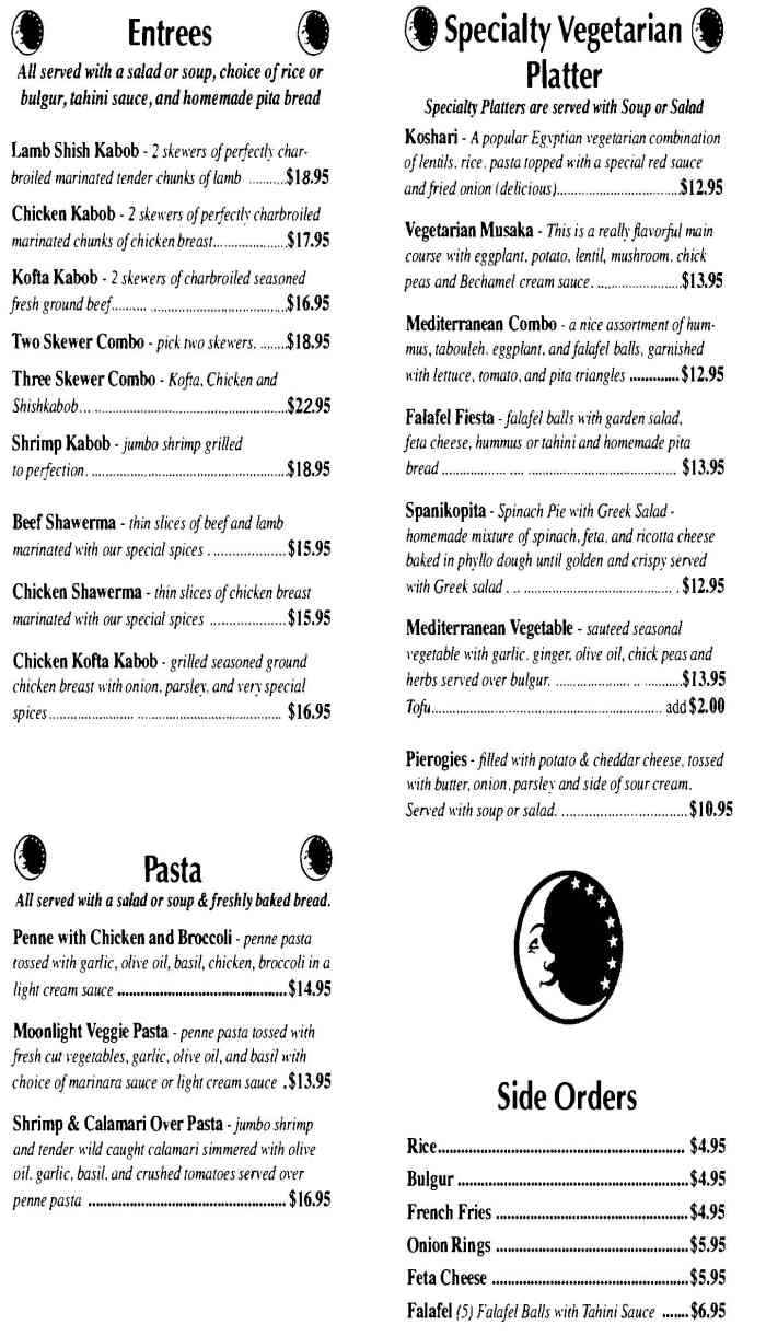 harvest cafe new paltz menu